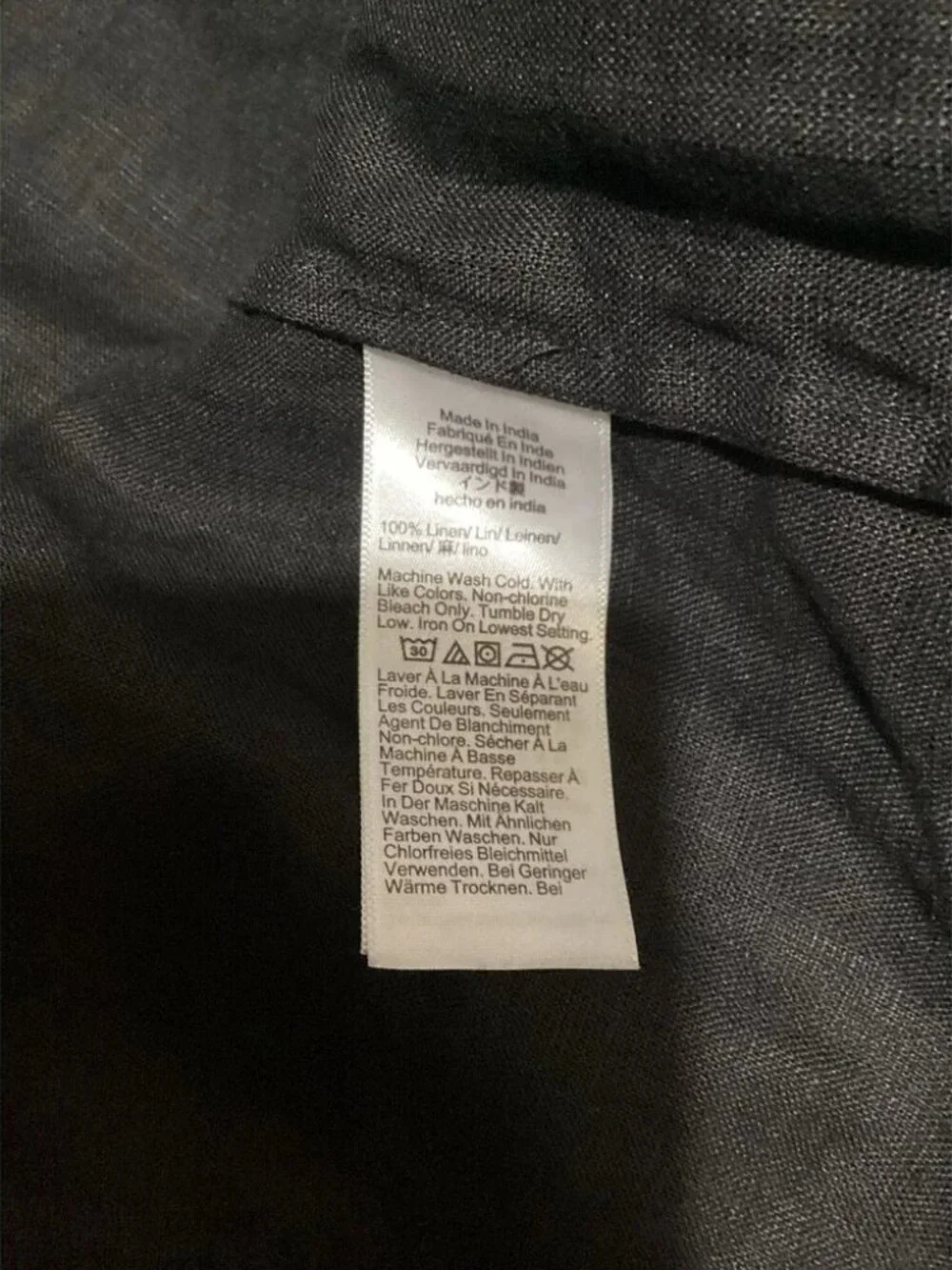 NWT J. Crew Seamed linen dress with removable belt, Black, Size Medium